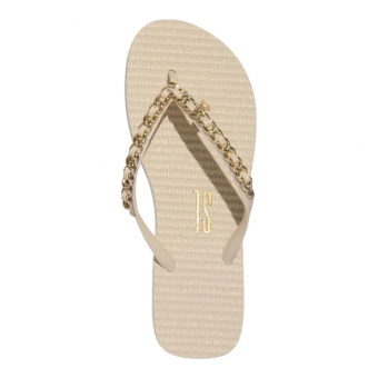 CHINELO 0106.0D67 MATELASSE CORRENTE DOURADA SANTA LOLLA