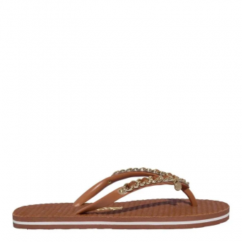 CHINELO 0106.0D67 MATELASSE CORRENTE DOURADA SANTA LOLLA - Código 107337-4024