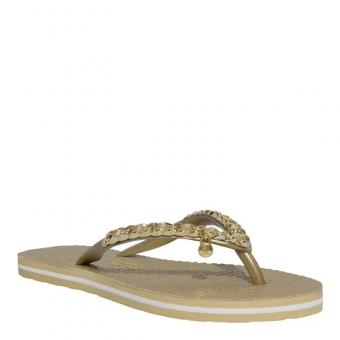 CHINELO 0106.0D67 MATELASSE CORRENTE DOURADA SANTA LOLLA
