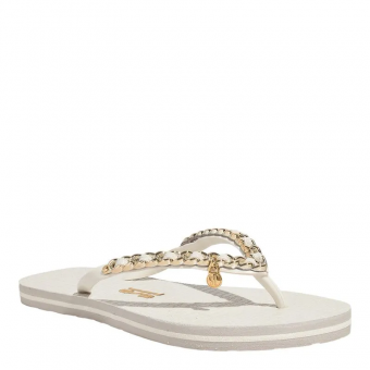 CHINELO 0106.0D67 MATELASSE CORRENTE DOURADA SANTA LOLLA