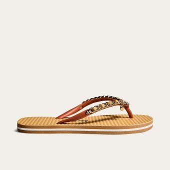 CHINELO 0106.0D67 MATELASSE CORRENTE DOURADA SANTA LOLLA