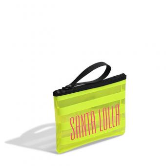 CLUTCH 0450.3580 NEON LISTRADA PLASTICO SANTA LOLLA