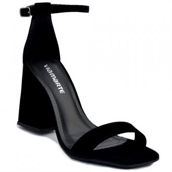 SANDALIA 221460701 SALTO QUADRADO NOBUCK FEM VIA MARTE
