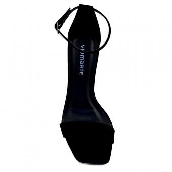 SANDALIA 221460701 SALTO QUADRADO NOBUCK FEM VIA MARTE