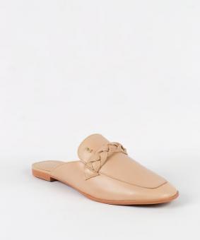 MULE 03F6.3D2E COURO C/DETALHE TRANÇA FEM SANTA LOLLA