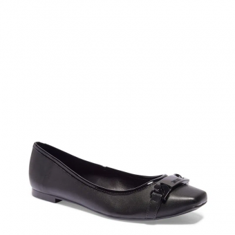 SAPATILHA 5016.3FB4 COURO BICO RETO C/FIVELA FEM SANTA LOLLA