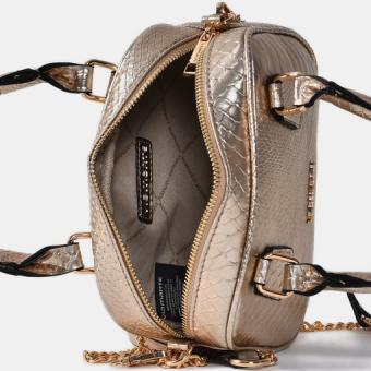 BOLSA B250501 CROCO METALIZADA ALÇA FEM VIA MARTE