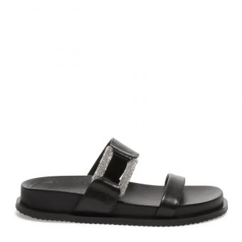 PAPETE 0529.45FB COURO TIRA DUPLA STRASS FEM SANTA LOLLA - Código 115765-2453