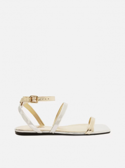 SANDALIA A121050158 RASTEIRA BICO QUAD C/TIRAS FEM AREZZO