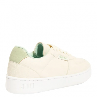 TENIS 0710.41A4 COURO C/CADARÇO DETALHE CROCO FEM SANTA LOLLA