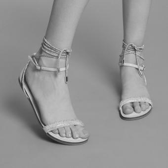 RASTEIRA 0658.4803 AMARAAÇÃO COURO C/BRILHO FEM SANTA LOLLA