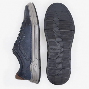 TENIS 151301 COURO C/CADARÇO MASC DEMOCRATA