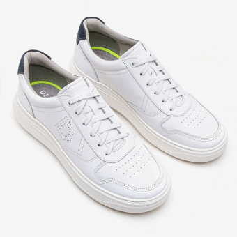 TENIS 526103 COURO C/SUEDE CADARÇO MASC DEMOCRATA