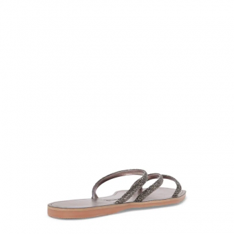 RASTEIRA 02B0.413C TIRAS COURO C/STRASS FEM SANTA LOLLA