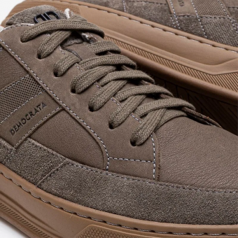 TENIS 122116 CADARÇO C/CAMURÇA MASC DEMOCARATA