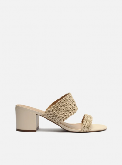 SANDALIA A100550610 PALHA SALTO MEDIO FEM AREZZO