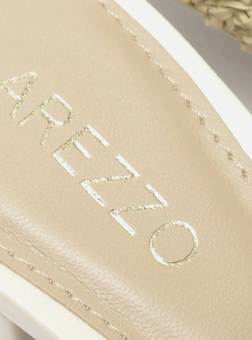 SANDALIA A100550610 PALHA SALTO MEDIO FEM AREZZO