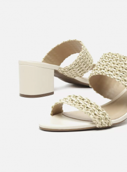 SANDALIA A100550610 PALHA SALTO MEDIO FEM AREZZO