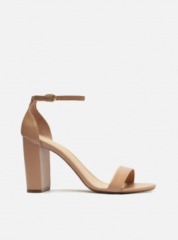 SANDALIA A102810242 COURO SALTO BLOCO FEM AREZZO - Código 117725-3656