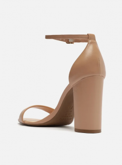 SANDALIA A102810242 COURO SALTO BLOCO FEM AREZZO