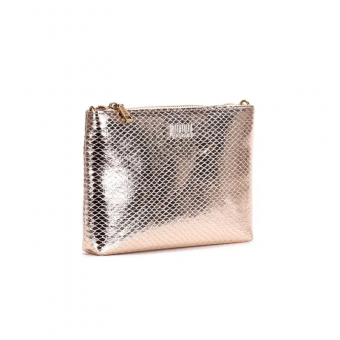 CLUTCH 0450.46BC MEDIA COURO C/ZIPER FEM SANTA LOLLA