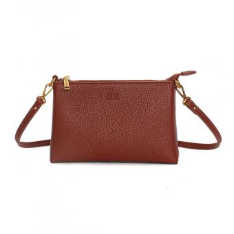 CLUTCH 0450.46BC MEDIA COURO C/ZIPER FEM SANTA LOLLA