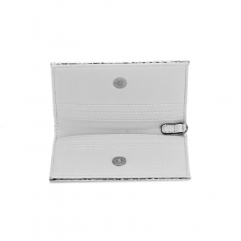 CARTEIRA 0471.4710 PEQUENA COURO LOGO METAL FEM SANTA LOLLA