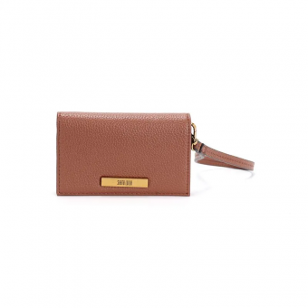 CARTEIRA 0471.4710 PEQUENA COURO LOGO METAL FEM SANTA LOLLA