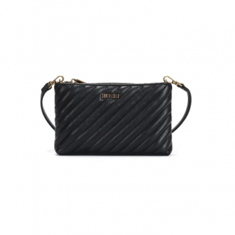 BOLSA 0470.4A32 COURO COSTURA PEQUENA C/ZIPER DOURADO FEM SANTA LOLLA