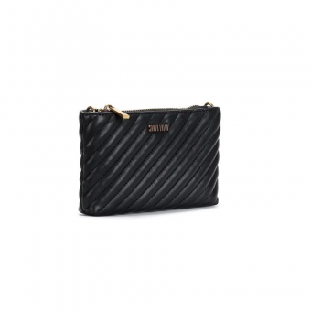 BOLSA 0470.4A32 COURO COSTURA PEQUENA C/ZIPER DOURADO FEM SANTA LOLLA