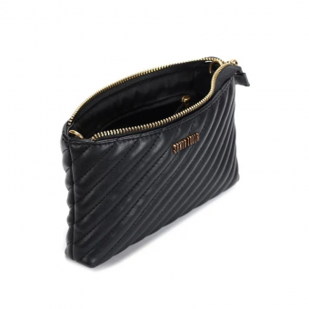 BOLSA 0470.4A32 COURO COSTURA PEQUENA C/ZIPER DOURADO FEM SANTA LOLLA
