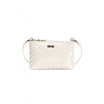 BOLSA 0470.4A32 COURO COSTURA PEQUENA C/ZIPER DOURADO FEM SANTA LOLLA