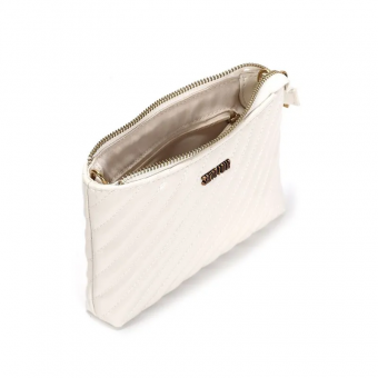 BOLSA 0470.4A32 COURO COSTURA PEQUENA C/ZIPER DOURADO FEM SANTA LOLLA