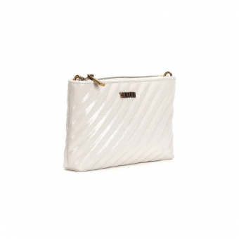 BOLSA 0470.4A32 COURO COSTURA PEQUENA C/ZIPER DOURADO FEM SANTA LOLLA