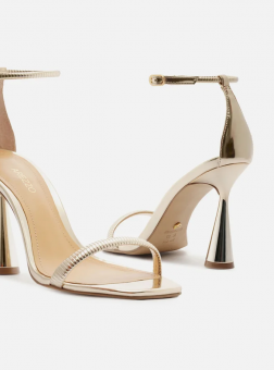 SANDALIA A135980001 SALTO ALTO FINO TIRA C/TEXTURA FEM AREZZO