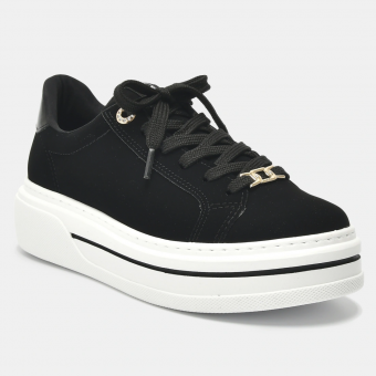 TENIS 052-001 CADARÇO VERNIZ FEM VIA MARTE