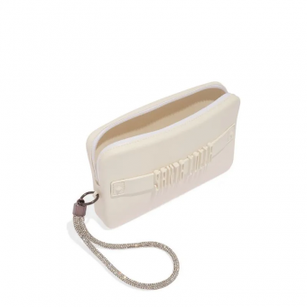 BOLSA 0450.4C4E CLUTCH BORRACHA LOGO ALTO RELEVO FEM SANTA LOLLA