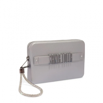 BOLSA 0450.4C4E CLUTCH BORRACHA LOGO ALTO RELEVO FEM SANTA LOLLA