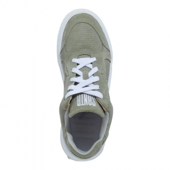 TENIS 0735.4F36 VELUDO CANELADO CADARÇO SANTA LOLLA