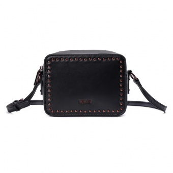 BOLSA 0470.48D6 COURO QUADRADA COM TAXAS SANTA LOLLA