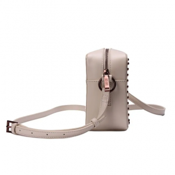 BOLSA 0470.48D6 COURO QUADRADA COM TAXAS SANTA LOLLA