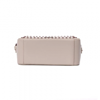 BOLSA 0470.48D6 COURO QUADRADA COM TAXAS SANTA LOLLA