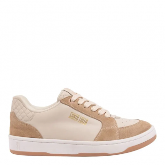 TENIS 05F0.4F56 CAMURÇA E COURO NUDE BISCUIT SANTA LOLLA - Código 119461-3902