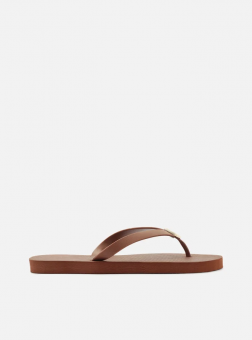 CHINELO Z190260144 BASICO LOGO DOURADO FEM AREZZO