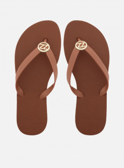 CHINELO Z190260144 BASICO LOGO DOURADO FEM AREZZO