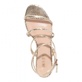 SANDALIA 086C.4C78 3 TIRAS CROCO FEM SANTA LOLLA