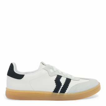 TENIS 056D.4C9C CAMURÇA DETALHE LATERAL IMITAÇÃO SAMBA SANTA LOLLA - Código 121589-4174