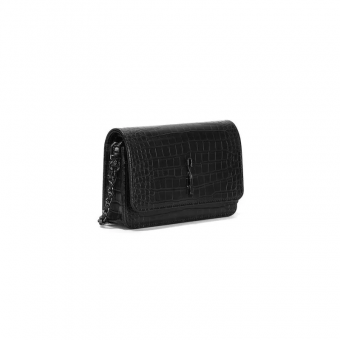 BOLSA 0470.5119 CROCO LOGO CHUMBO PEQUENA LADO SANTA LOLLA