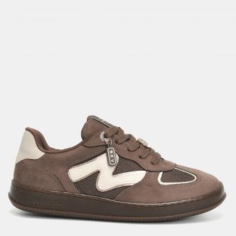 TENIS 362-015-03 CAMURÇA MARROM DETALHE BRANCO VIA MARTE - Código 122867-57